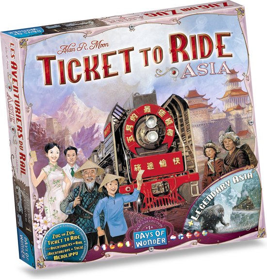 Ticket to Ride Uitbreiding 1: Asia & Legendary Asia