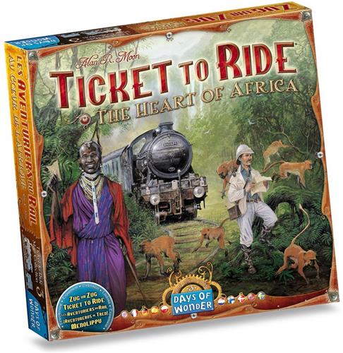 Ticket to Ride uitbreiding 3: The heart of Africa