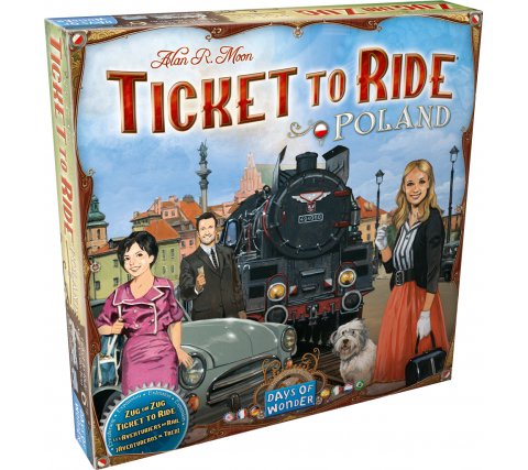 Ticket to Ride uitbreiding 6 1/2: Polska