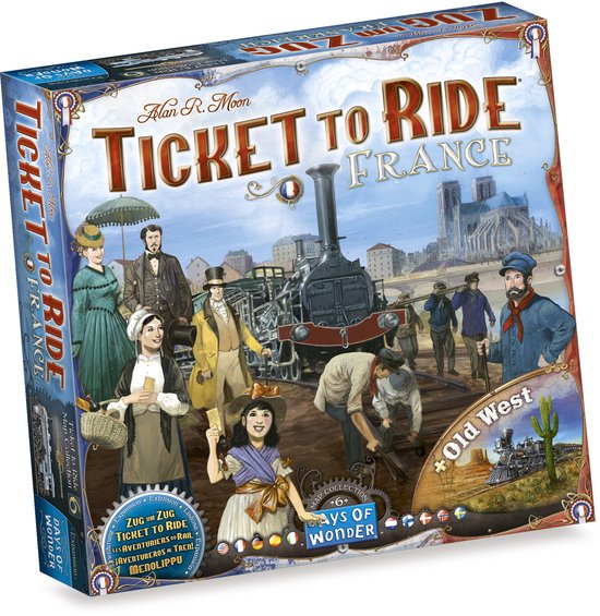 Ticket to Ride uitbreiding 6: France & Old West